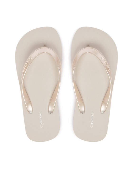 Calvin Klein Japonki Arwa HW0HW02956 Srebrny