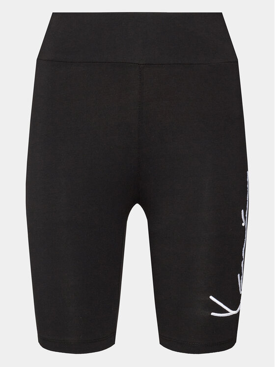 Karl Kani Kolarki Signature Essential Cycling 61040008 Czarny Slim Fit