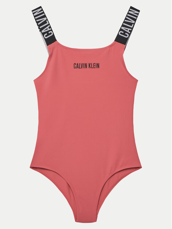 Calvin Klein Swimwear Strój kąpielowy KY0KY00098 Różowy