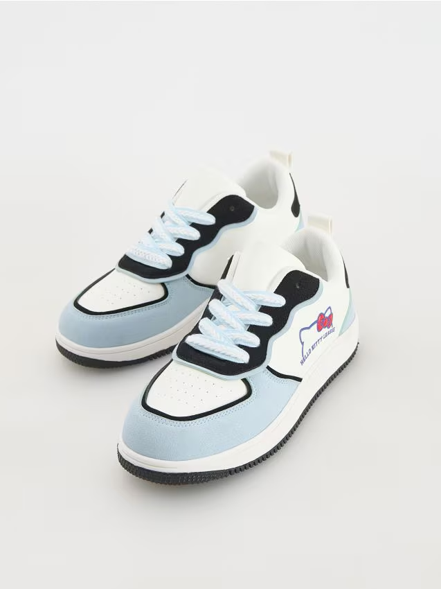 Reserved - Sneakersy Hello Kitty - biały miniaturka
