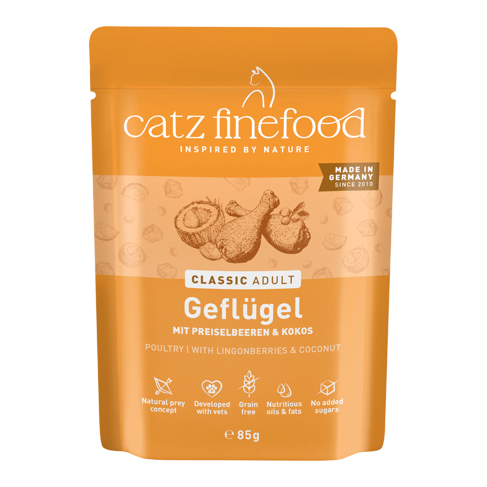 Korzystny pakiet catz finefood saszetki, 16 x 85 g - Drób