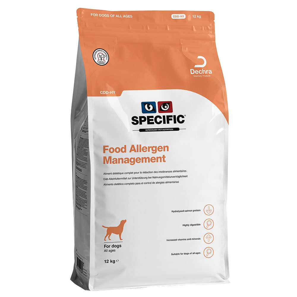 Specific Dog CDD - HY Zarządzanie alergenami pokarmowymi - 12 kg