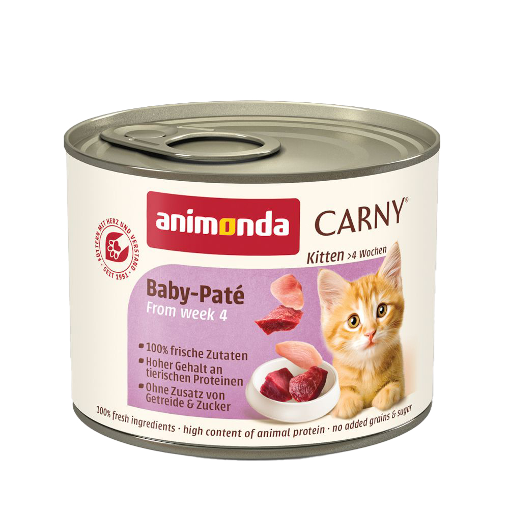animonda Carny Kitten, 12 x 200 g - Baby-Paté (pasztet)