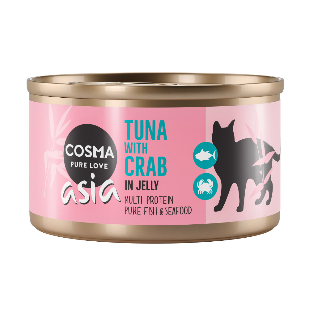 Cosma Asia w galarecie, 6 x 85 g - Tuńczyk z krabami