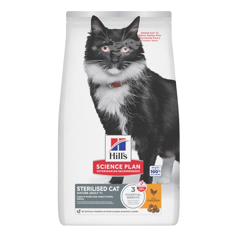 Hill's Science Plan Mature Adult 7+ Sterilised, kurczak - 2 x 10 kg