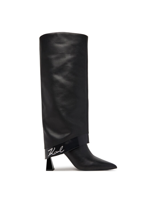 KARL LAGERFELD Kozaki KL32081 Czarny