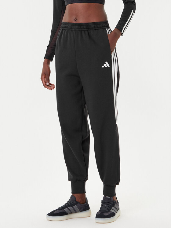 adidas Spodnie dresowe Tiro 3-Stripes JL7488 Czarny Loose Fit