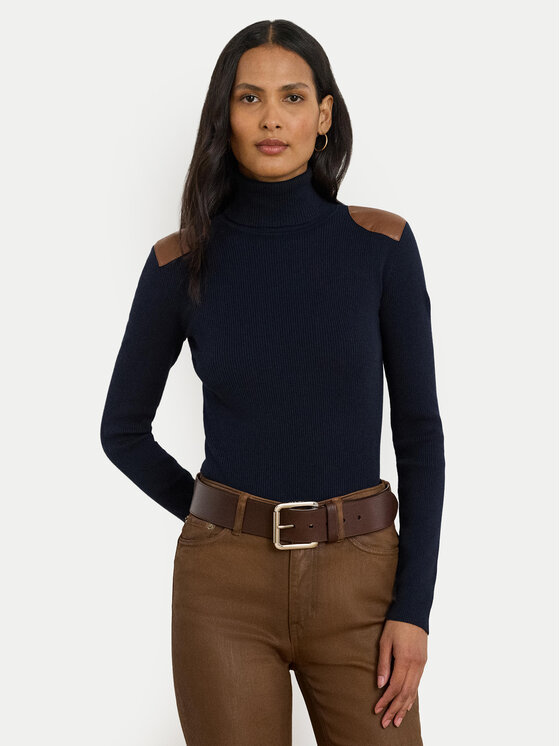 LAUREN RALPH LAUREN Golf 200951386008 Granatowy Slim Fit