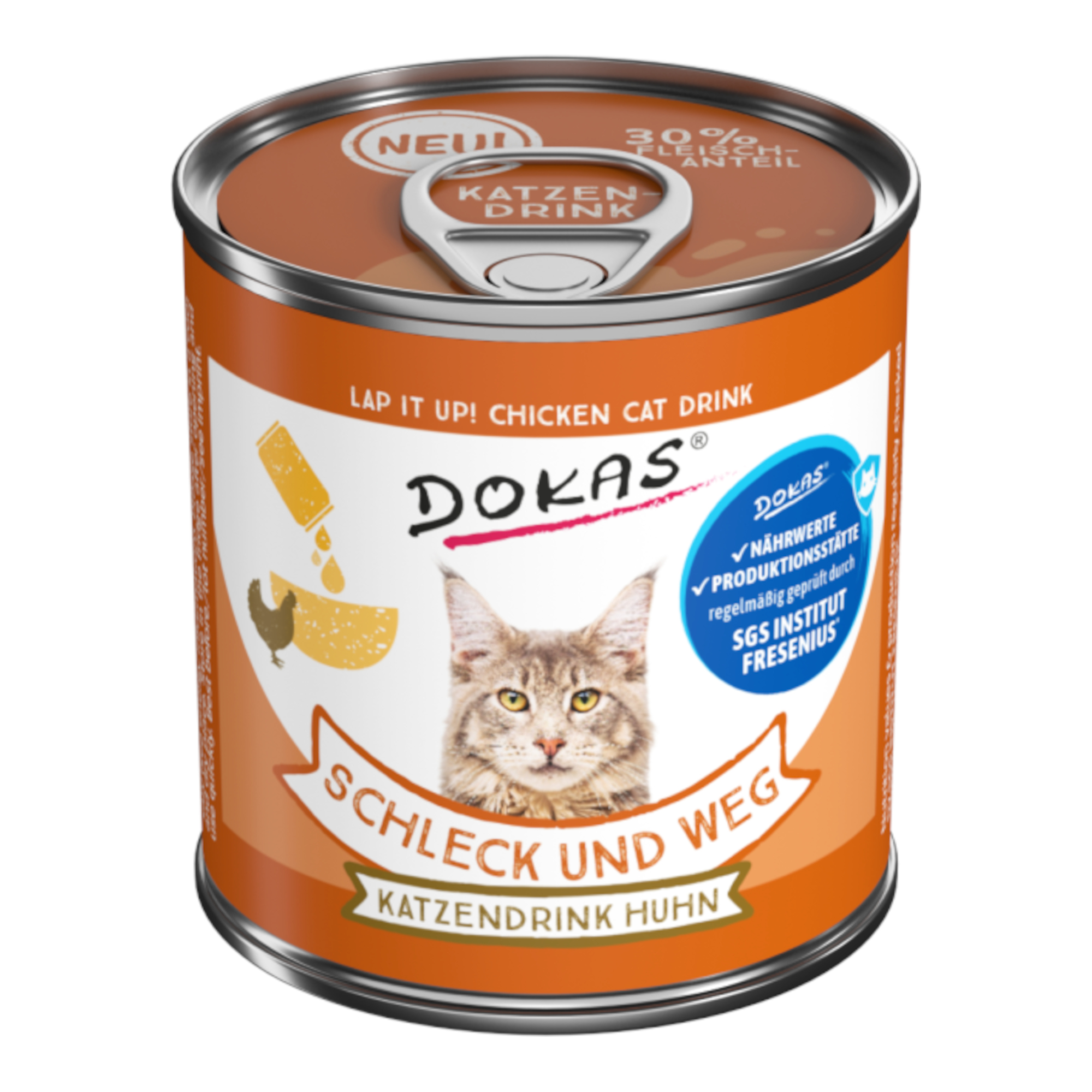 Dokas Schleck und Weg napój dla kotów, z kurczakiem - 600 g