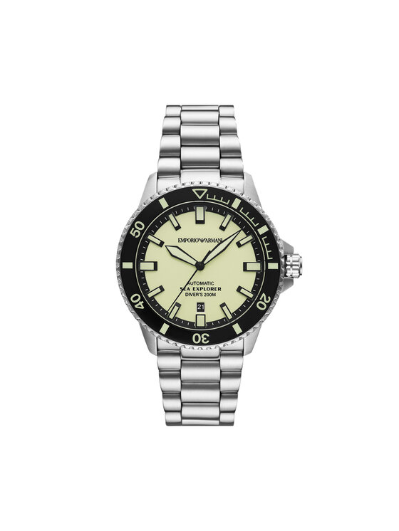 Emporio Armani Zegarek Sea Explorer AR60083 Srebrny