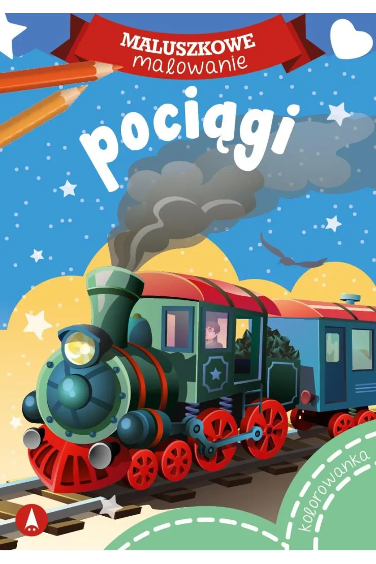 Pociągi. Maluszkowe malowanie miniaturka