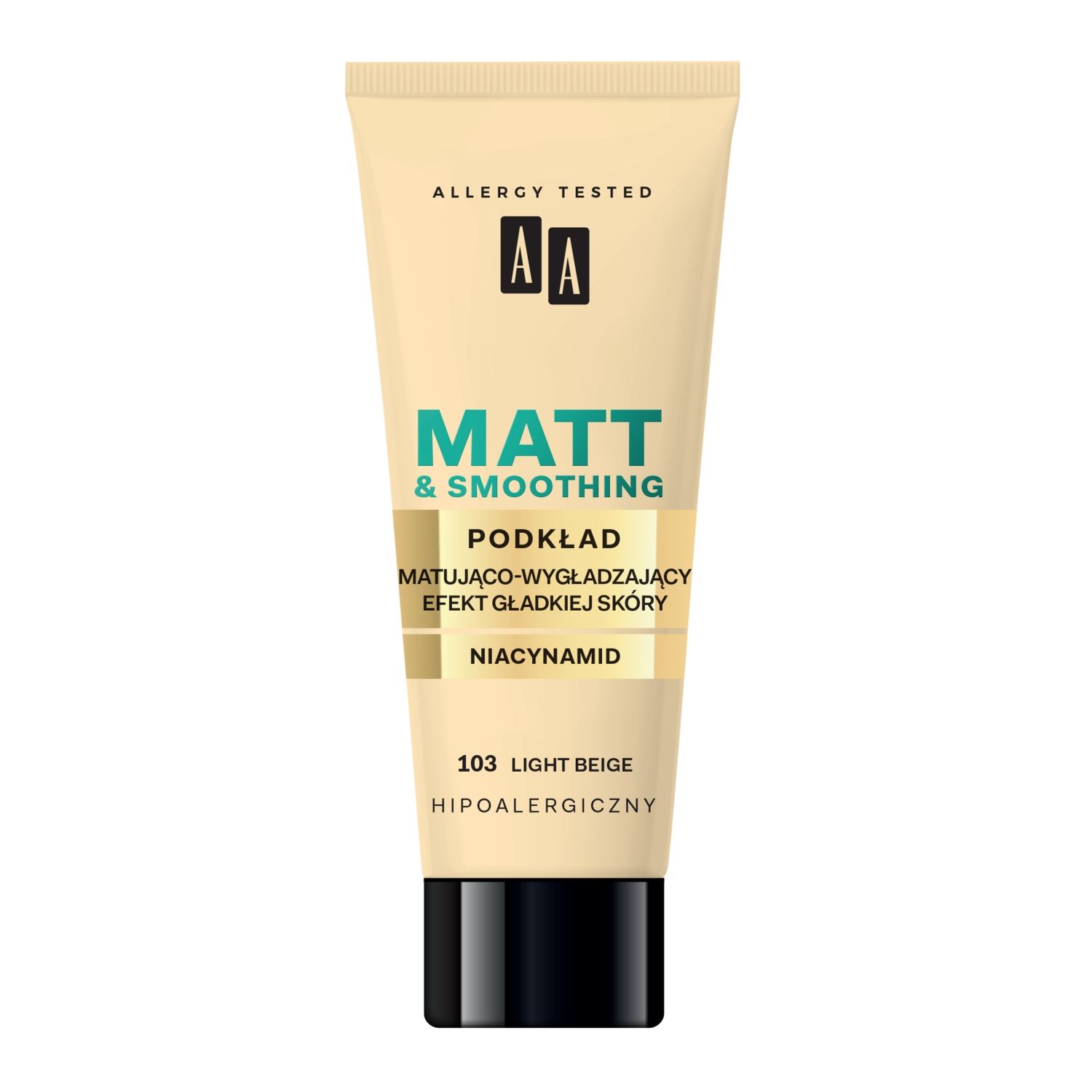 AA Make Up podkład matująco-wygładzający 103 Light Beige 30 ml
