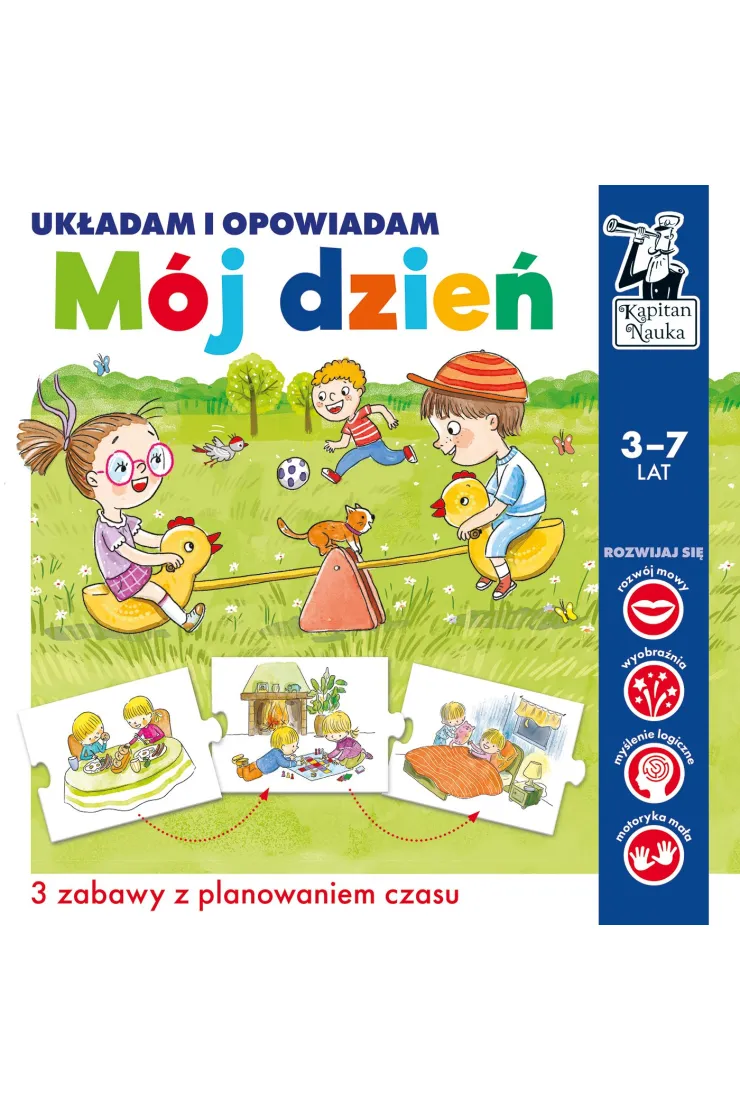 Kapitan Nauka. Mój dzień. Układam i opowiadam