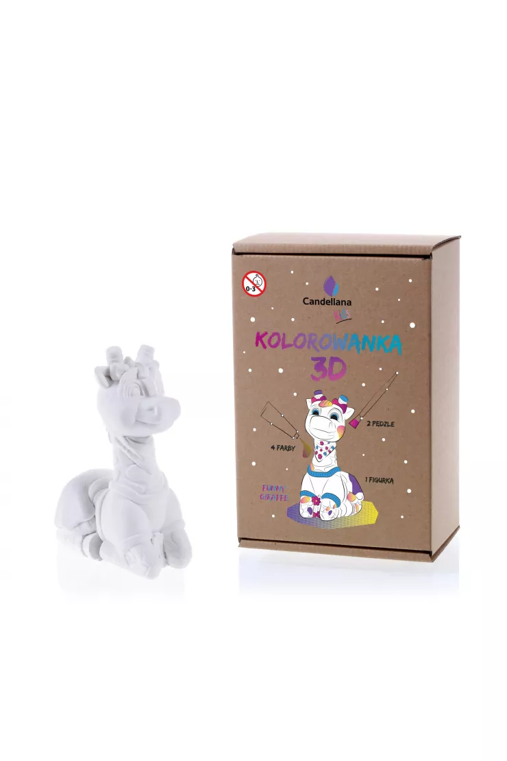 Figurka do pomalowania - Funny Giraffe