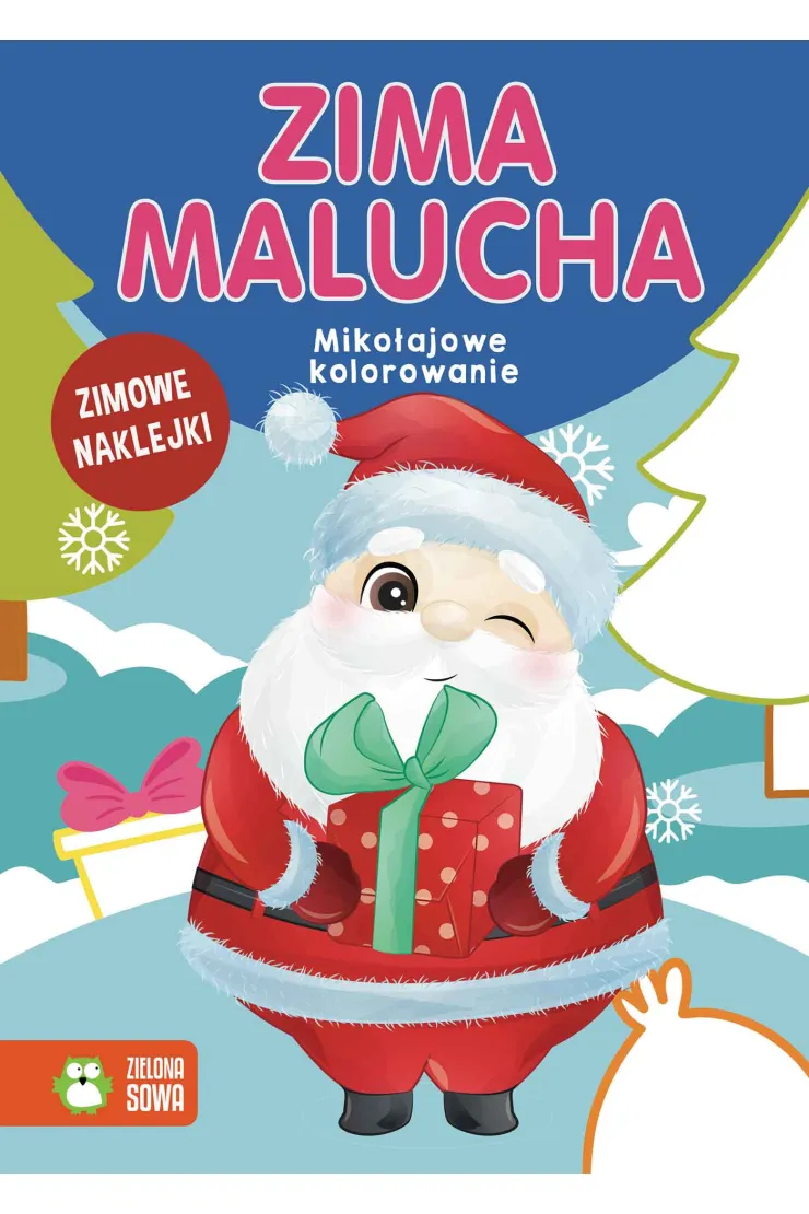 Mikołajowe kolorowanie. Zima malucha