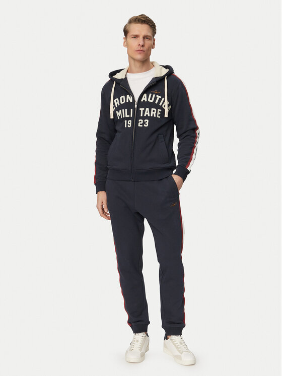 Aeronautica Militare Dres 261TF0107UF00677 Granatowy Regular Fit