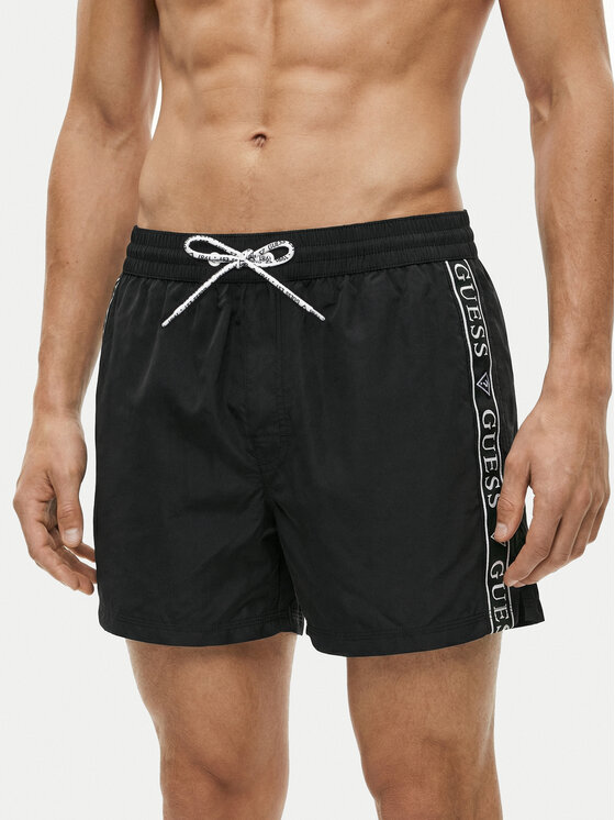 Guess Szorty kąpielowe F6GT00 WN162 Czarny Regular Fit