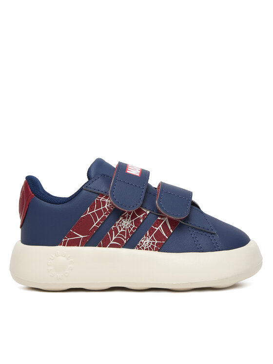 adidas Sneakersy Marvel Spider-Man Grand Court JS2342 Granatowy