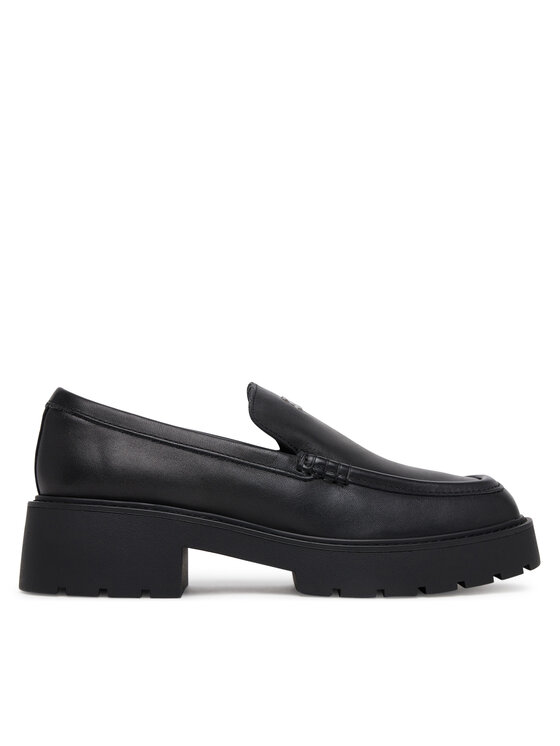 Calvin Klein Jeans Loafersy Chunky Cupsole Ru Patch Lth YW0YW01862 Czarny