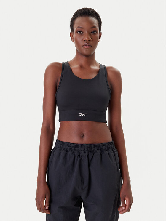 Reebok Biustonosz sportowy ID 100075420 Czarny miniaturka