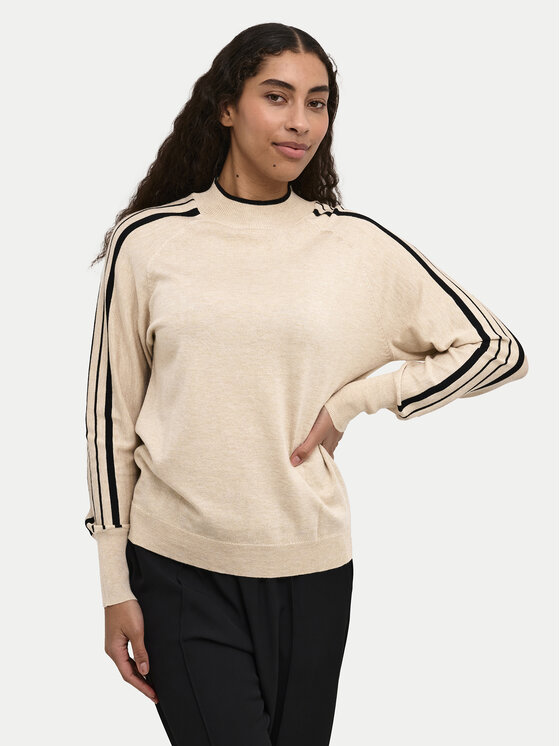 Kaffe Sweter Henriette 10509113 Beżowy Regular Fit