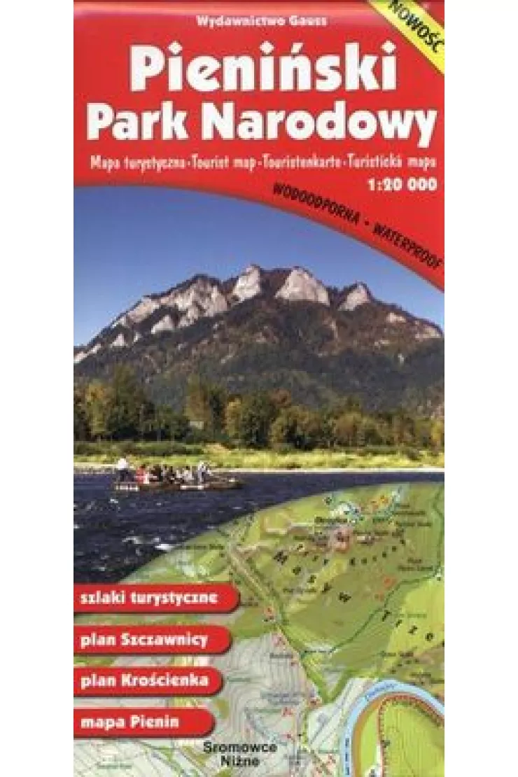 Pieniński Park Narodowy. Mapa turystyczna 1:20 000 miniaturka