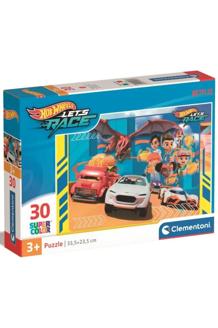Puzzle 30 el. SuperColor. Hot Wheels