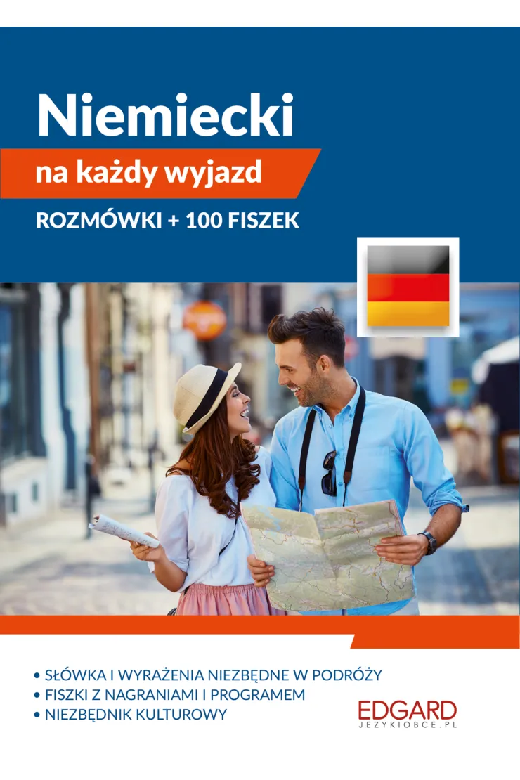 Niemiecki na każdy wyjazd. Rozmówki + 100 fiszek