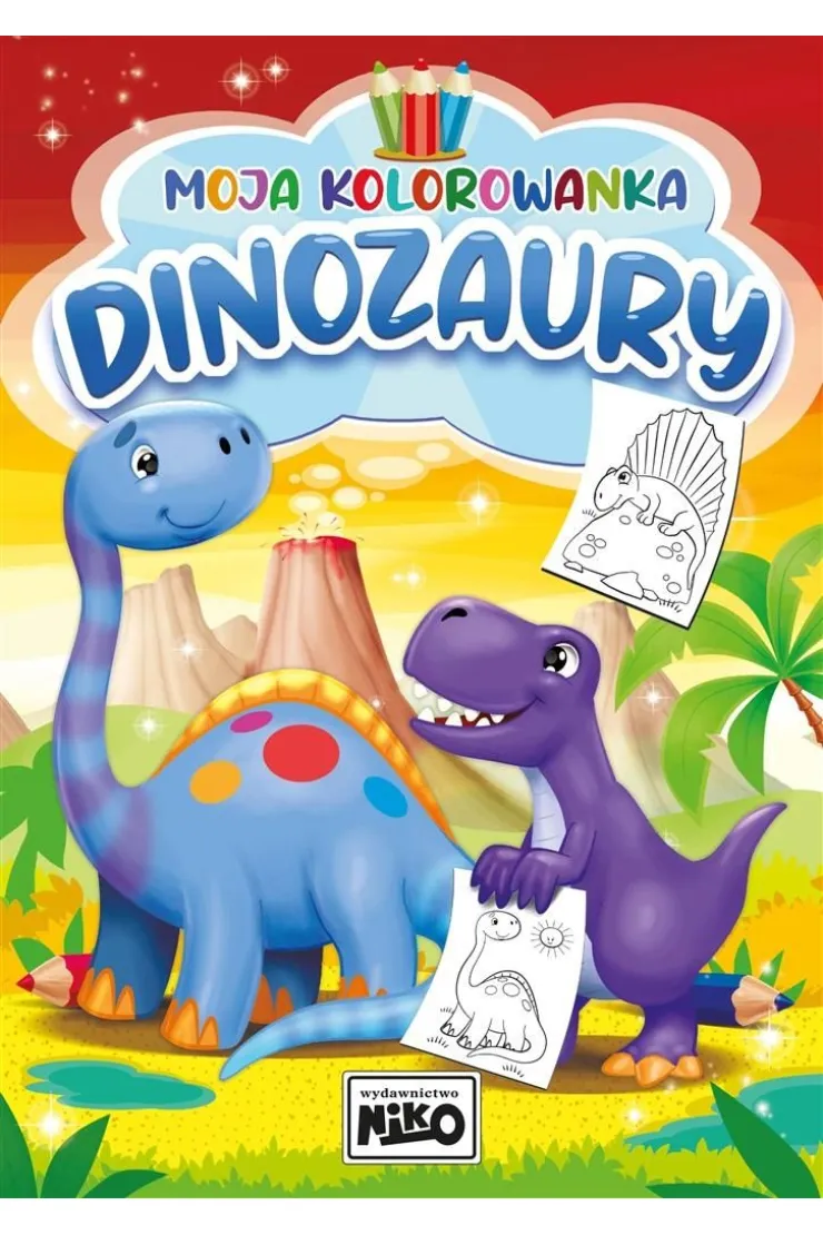 Dinozaury. Moja kolorowanka