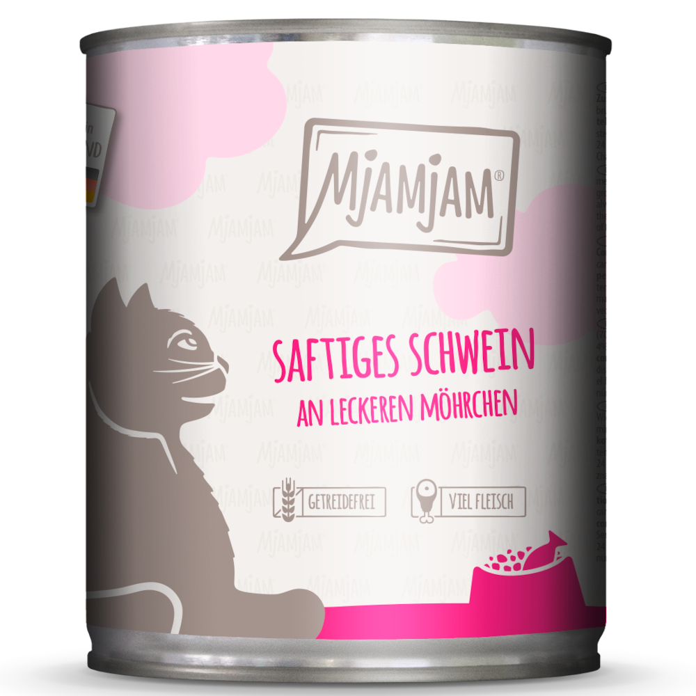 MjAMjAM, 6 x 800 g  - Soczysta wieprzowina z pyszną marchewką