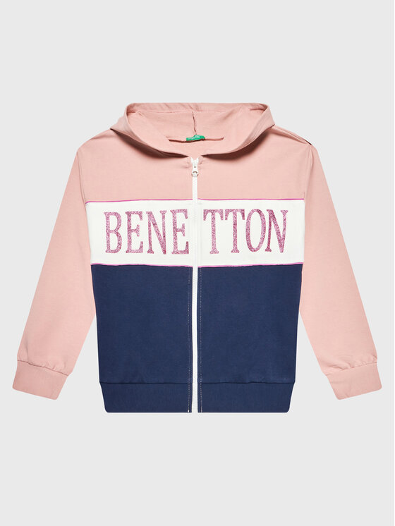 United Colors Of Benetton Bluza 3GNSC501C Różowy Regular Fit