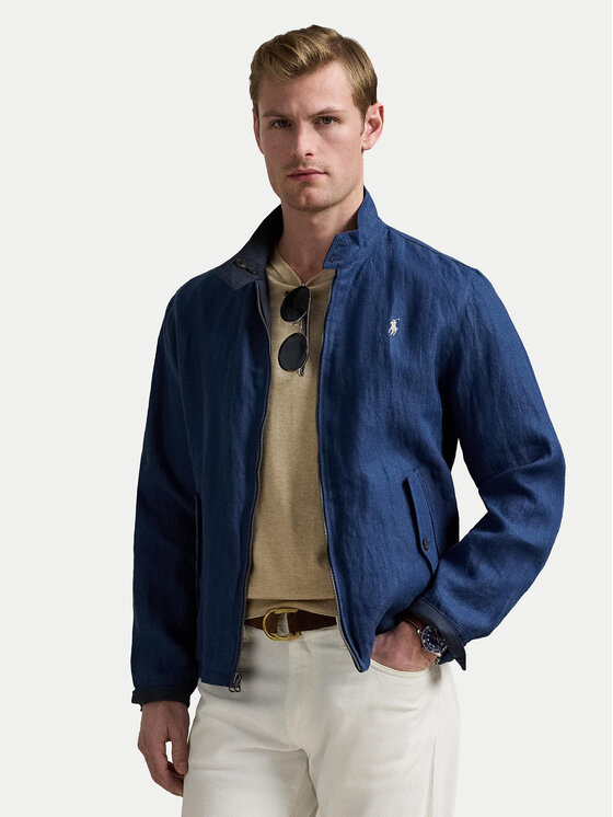 Polo Ralph Lauren Kurtka przejściowa 710962187002 Granatowy Regular Fit