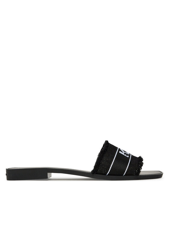 KARL LAGERFELD Klapki Skoot II KL80411 Czarny