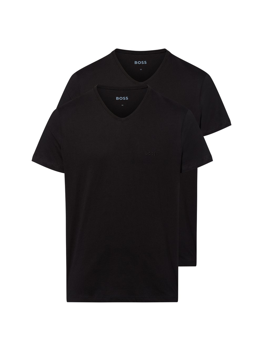 BOSS T-shirt w 2-paku Mężczyźni Bawełna czarny, XL