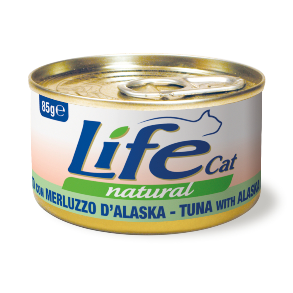 Korzystny pakiet Life Cat Natural Adult, 12 x 85 g - Tuńczyk z czarniakiem alaskańskim