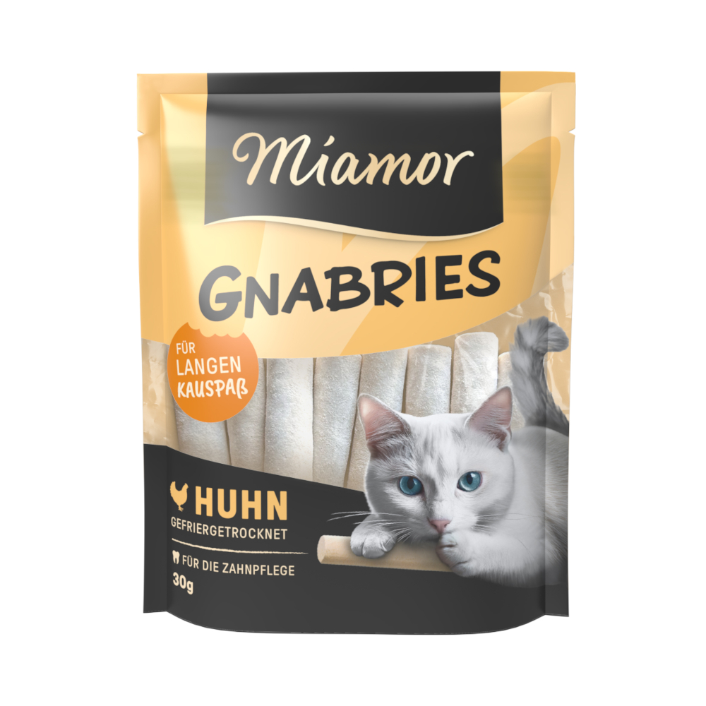 Miamor Gnabries, pałeczki do żucia - Kurczak, 30 g