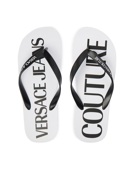 Versace Jeans Couture Japonki 80YA3SQ7 ZSS81 Biały