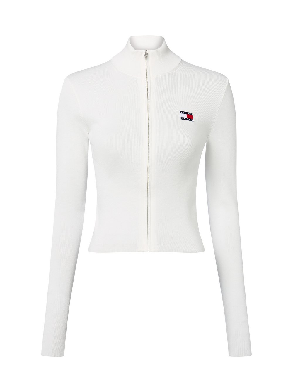 Tommy Jeans Damski kardigan z cienkiej dzianiny Kobiety biały, L