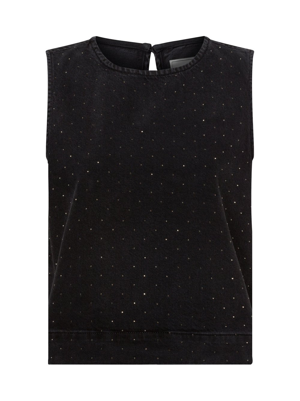 Neo Noir Dżinsowy top damski - Rissa Bedazzled Kobiety Bawełna szary, 38