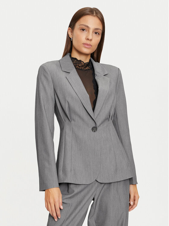 Vero Moda Marynarka Vika 10323449 Szary Slim Fit