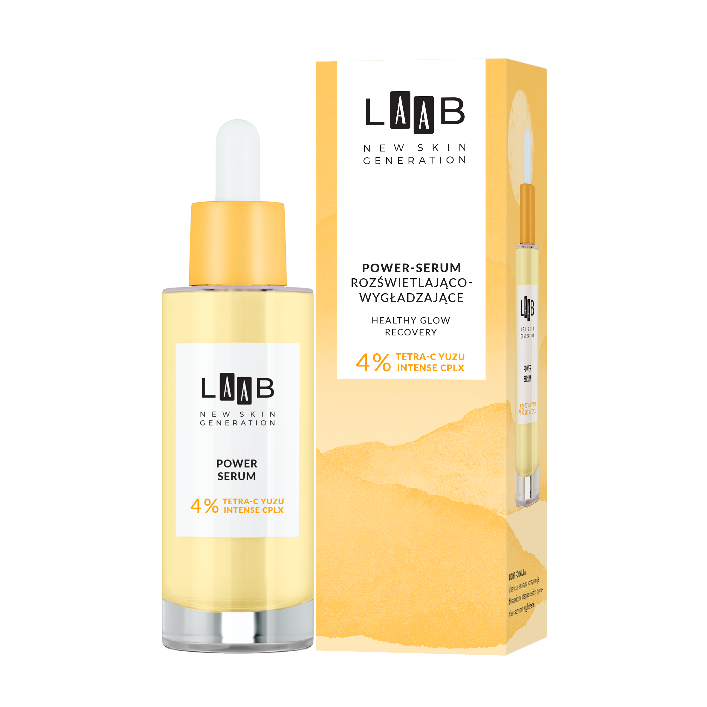 AA LAAB power-serum do twarzy rozświetlająco-wygładzające 30 ml