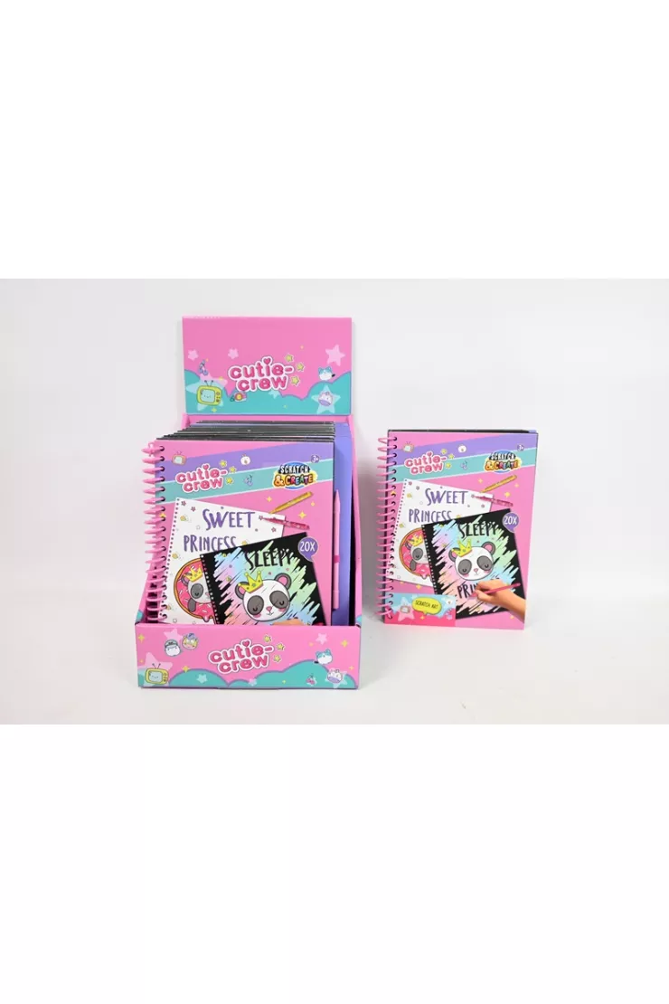 Książeczka ScratchBook z grafikami CUTIE CREW