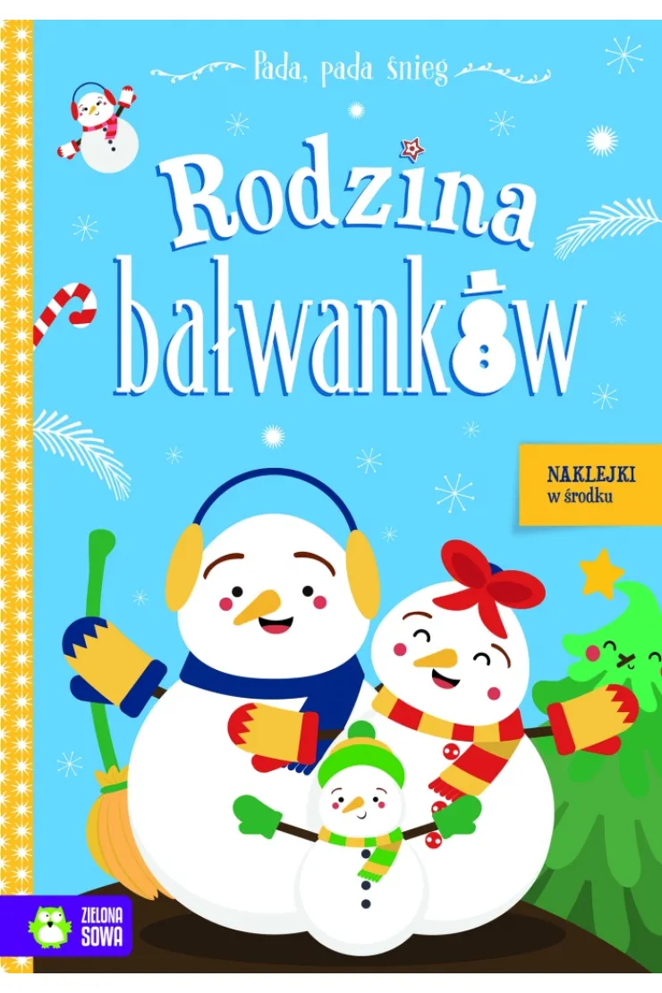 Rodzina bałwanków. Pada, pada śnieg