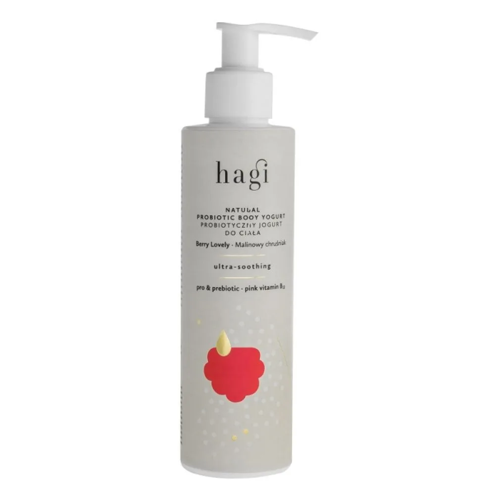 Hagi Malinowy Chruśniak ultra kojący postbiotyczny jogurt do ciała 200 ml