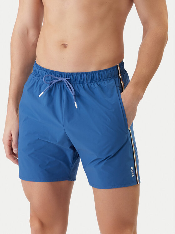 BOSS Szorty kąpielowe Iconic 50491594 Niebieski Regular Fit