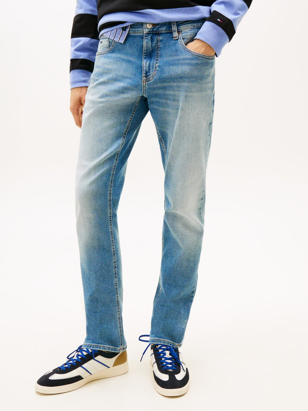 Tommy Jeans Dżinsy - Scanton Slim Mężczyźni Bawełna niebieski, 34-30