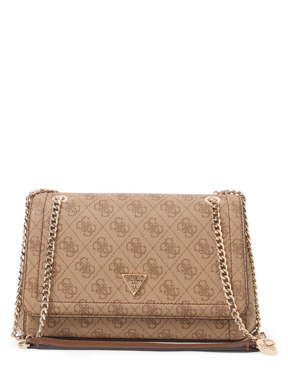 GUESS Damska torba na ramię - Noelle Kobiety Sztuczna skóra brązowy, ONE SIZE