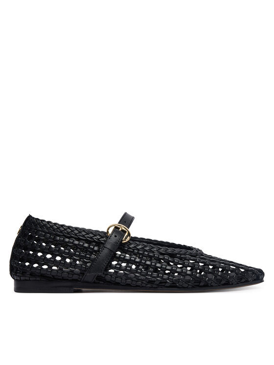 Tommy Hilfiger Baleriny Mary Jane Ballerinas FW0FW09244 Czarny