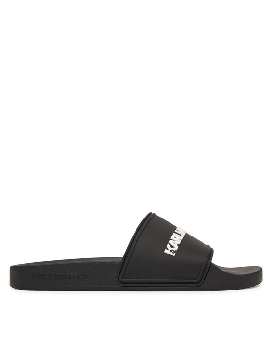 KARL LAGERFELD Klapki Kondo II KL70004C Czarny