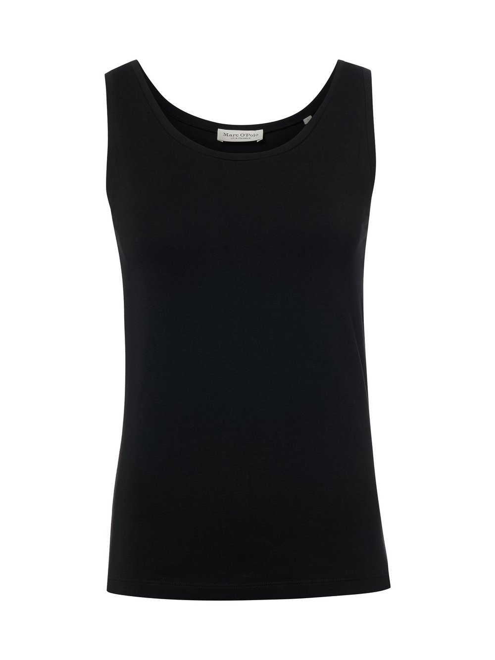 Marc O'Polo Top damski Kobiety Bawełna czarny, XXL